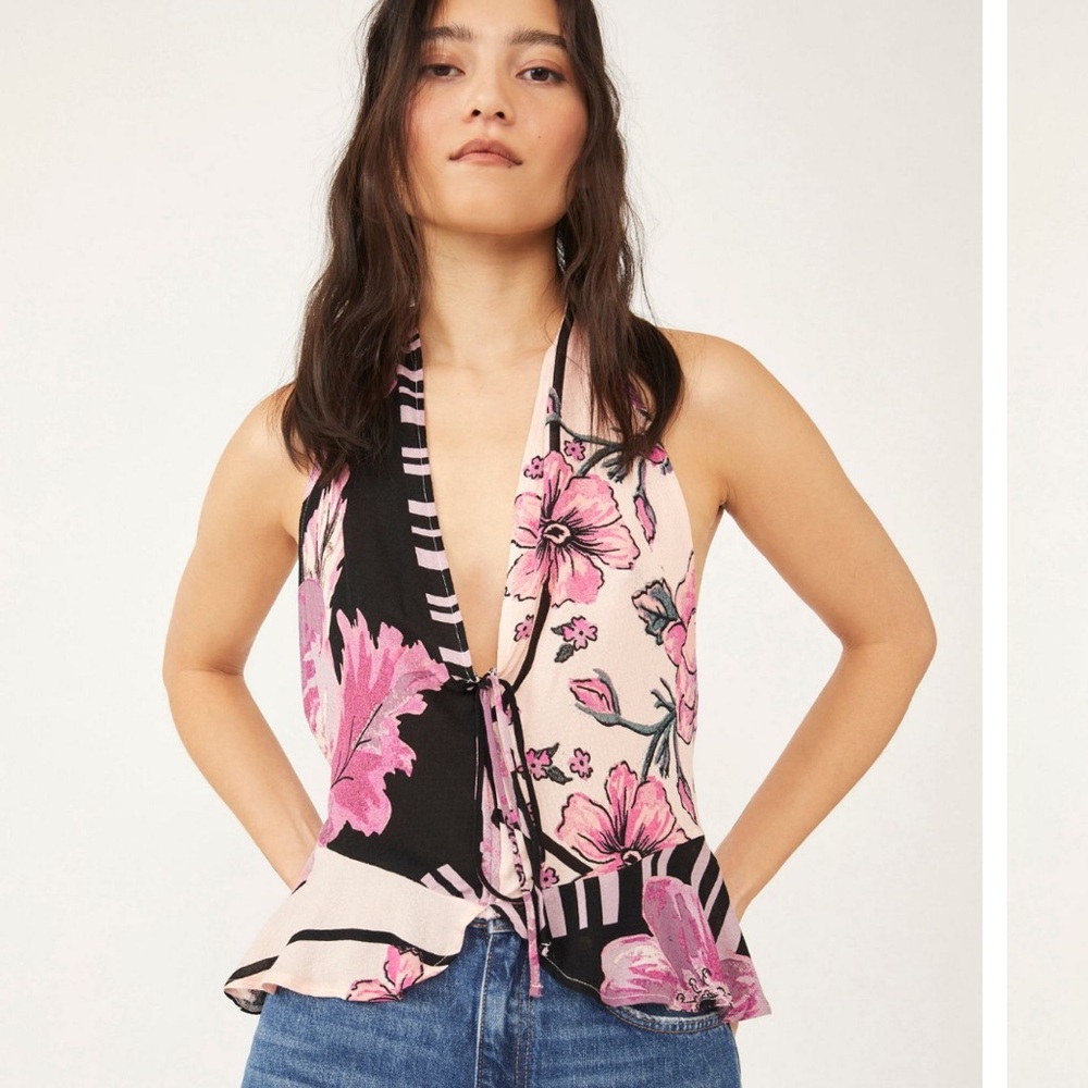 NWT Free People Hot Tropics Top
